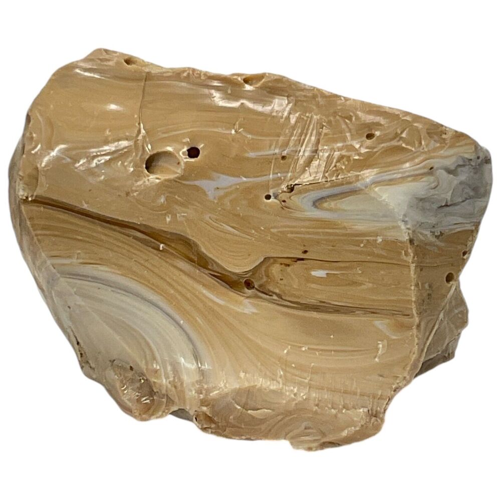 Carmel Chocolate Cream Art Glass Cullet‎ Slag Glass #4XL236
